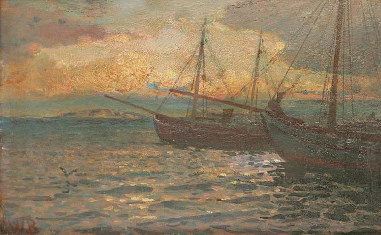Carl Wilhelm Barth Aften ved Grundsund china oil painting image